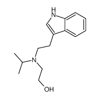 2-[N-[2-(1H-Indol-3-yl)ethyl]-N-isopropylamino]ethanol结构式