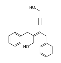 2,3-dibenzylhex-2-en-4-yne-1,6-diol Structure