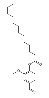 (4-formyl-2-methoxyphenyl) tridecanoate结构式