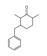 3-benzyl-2,6-dimethylcyclohexanone Structure