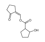 (Z)-(2-oxocyclopentylidene)methyl 2-hydroxycyclopentane-1-carboxylate Structure