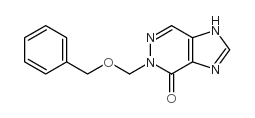 4H-Imidazo[4,5-d]pyridazin-4-one, 1,5-dihydro-5-[(phenylmethoxy)methyl]- Structure