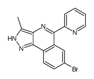 7-bromo-3-methyl-5-pyridin-2-yl-2H-pyrazolo[4,3-c]isoquinoline Structure