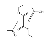 diethyl 2-acetamido-2-(2-oxopropyl)propanedioate结构式