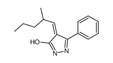 4-(2-methylpentylidene)-3-phenyl-1H-pyrazol-5-one Structure