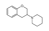 1-chroman-3-ylpiperidine结构式