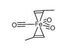 trans-Fe(CO)3(C3H6)2结构式