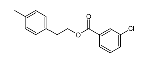 4-methylphenethyl 3-chlorobenzoate Structure