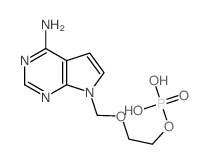 Ethanol,2-[(4-amino-7H-pyrrolo[2,3-d]pyrimidin-7-yl)methoxy]-, dihydrogen phosphate(ester) (9CI) picture