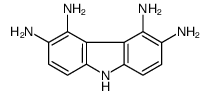 9H-carbazole-3,4,5,6-tetramine structure