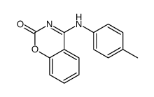 4-(4-methylanilino)-1,3-benzoxazin-2-one结构式