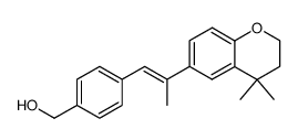 (E)-p-<2-(4,4-dimethyl-6-chromanyl)-1-propenyl>benzyl alcohol Structure