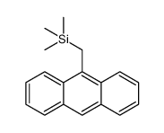 Anthracene, 9-[(trimethylsilyl)methyl] Structure