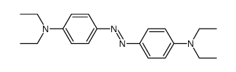 trans-N,N,N',N'-tetraethyl-4,4'-(diazenediyl)dianiline结构式