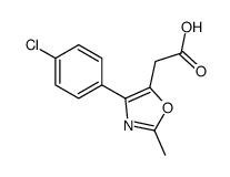 2-[4-(4-chlorophenyl)-2-methyl-1,3-oxazol-5-yl]acetic acid Structure