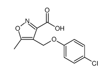 3-Isoxazolecarboxylic acid, 4-[(4-chlorophenoxy)methyl]-5-methyl picture