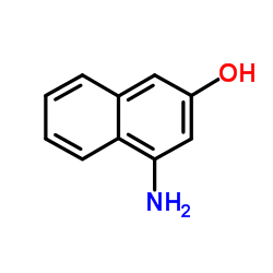 4-氨基-2-萘酚结构式