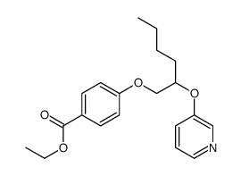 ethyl 4-(2-pyridin-3-yloxyhexoxy)benzoate Structure