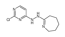 1-(2-chloropyrimidin-4-yl)-2-(3,4,5,6-tetrahydro-2H-azepin-7-yl)hydrazine结构式