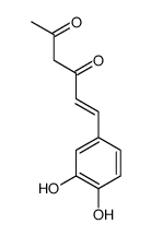 6-(3,4-dihydroxyphenyl)hex-5-ene-2,4-dione结构式