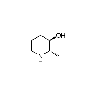 (2S,3R)-2-Methylpiperidin-3-ol Structure