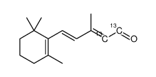 [10,11-13C2]-(2E,4E)-3-methyl-5-(2,6,6-trimethylcyclohex-1-enyl)penta-2,4-dienal Structure