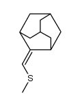 2-methylsulfanylmethylidenetricyclo[3.3.1.13,7]decane结构式