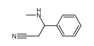 3-(methylamino)-3-phenylpropanenitrile Structure