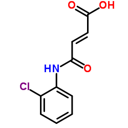 4-OXO-4-(2-CHLOROPHENYLAMINO)-2-BUTENOIC ACID Structure