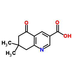 7,7-DIMETHYL-5-OXO-5,6,7,8-TETRAHYDROQUINOLINE-3-CARBOXYLICACID Structure