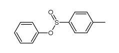 phenyl p-toluenesulfinate结构式