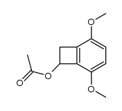 1-acetoxy-3,6-dimethoxybenzocyclobutene Structure