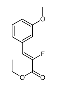 ethyl 2-fluoro-3-(3-methoxyphenyl)prop-2-enoate结构式