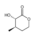 (2S,3R)-2-hydroxy-3-methylvalerolactone结构式