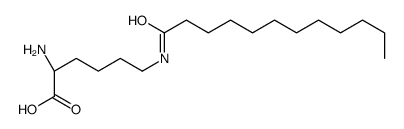 (2S)-2-amino-6-(dodecanoylamino)hexanoic acid结构式