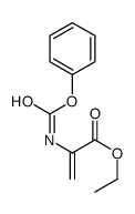 ethyl 2-(phenoxycarbonylamino)prop-2-enoate Structure