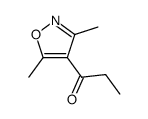 1-Propanone,1-(3,5-dimethyl-4-isoxazolyl)-(9CI)结构式