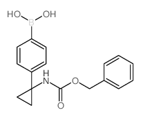 (4-(1-(((Benzyloxy)carbonyl)amino)cyclopropyl)phenyl)boronic acid picture