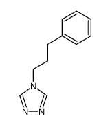 4-(3-phenylpropyl)-4H-1,2,4-triazole结构式