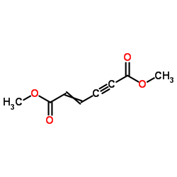 2-Hexen-4-ynedioic acid dimethyl ester Structure