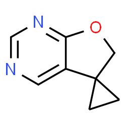 Spiro[cyclopropane-1,5(6H)-furo[2,3-d]pyrimidine] (9CI) structure