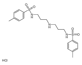 4-methyl-N-[3-[3-[(4-methylphenyl)sulfonylamino]propylamino]propyl]benzenesulfonamide,hydrochloride结构式