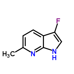 3-Fluoro-6-methyl-1H-pyrrolo[2,3-b]pyridine Structure