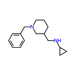 N-[(1-Benzyl-3-piperidinyl)methyl]cyclopropanamine Structure