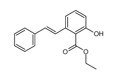 Ethyl 6-styrylsalicylate Structure