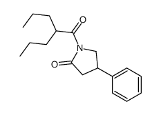 2-Pyrrolidinone, 1-(1-oxo-2-propylpentyl)-4-phenyl- picture