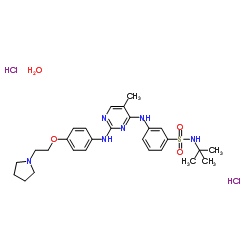 Fedratinib hydrochloride hydrate Structure