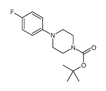 tert-butyl 4-(4-fluorophenyl)piperazine-1-carboxylate Structure