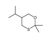 1,3-Oxathiane,2,2-dimethyl-5-(1-methylethyl)-(9CI)结构式