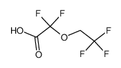 (2,2,2-Trifluoroethoxy)difluoroacetic acid结构式